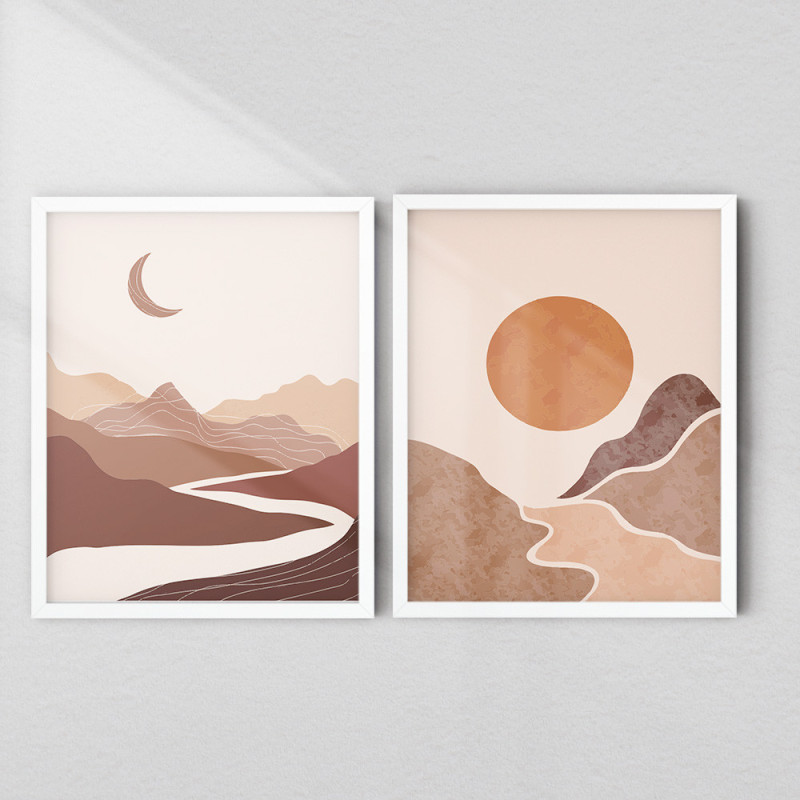 Ayatul Kursi & Saiyedul Istegfar Wall Art Set – Arabic & Bangla | Floral Islamic Design | Fiber Frame Décor