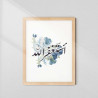 Buy Premium Astaghfirullah Floral Calligraphy Framed Art