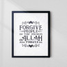 Buy Forgive People So That Perhaps Allah May Forgive You Frame | AiyaanBD