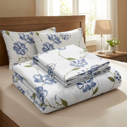 Buy Premium Perennial Blossom Floral Cotton Bedsheet Set | AiyaanBD