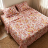 Buy Premium Heritage Paisley Floral Percale Cotton Bedsheet Set | AiyaanBD