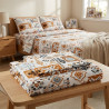 Buy Premium Soft Ethnic Print Cotton Bedsheet Set | AiyaanBD