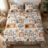 Buy Premium Soft Ethnic Print Cotton Bedsheet Set | AiyaanBD