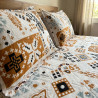 Buy Premium Soft Ethnic Print Cotton Bedsheet Set | AiyaanBD