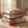 Buy Premium Geometric Pattern Percale Soft Cotton Bedsheet Set | AiyaanBD