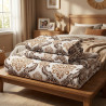 Buy Premium Royal Damask Satin Cotton Bedsheet Set | AiyaanBD