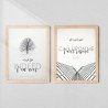 Quran Quotes “Indeed I Am Near” & “Call Upon Me” | Multiple Frame Options | Aiyaan BD