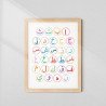 Arabic Alphabet Wall Art Frame | Aiyaan BD