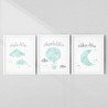3 Pis Islamic Verse Wall Art Set | Aiyaan BD