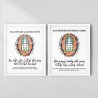 Dua for Entering and Leaving Home | Islamic Wall Art Set | Aiyaan BD