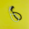 Premium Black & White Tasbih Set | Islamic Prayer Beads for Dhikr