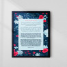 Last Verses of Surah Al-Baqarah Wall Art – Arabic & Bangla | Fiber Frame Islamic Wall Décor