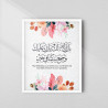 Dua for Marriage Wall Art – Baarak Allah Laka | Islamic Wedding Gift | Arabic Calligraphy | Fiber Frame Décor