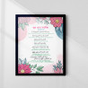 Surah Al-Fatiha Islamic Wall Art with Bengali Translation | Aiyaan Decor